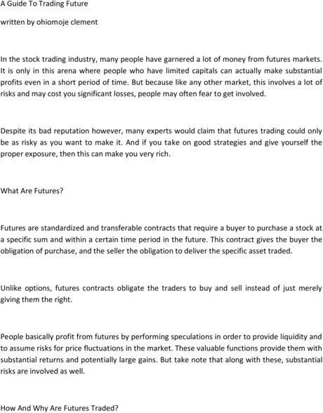 Product picture Guide to trading forex